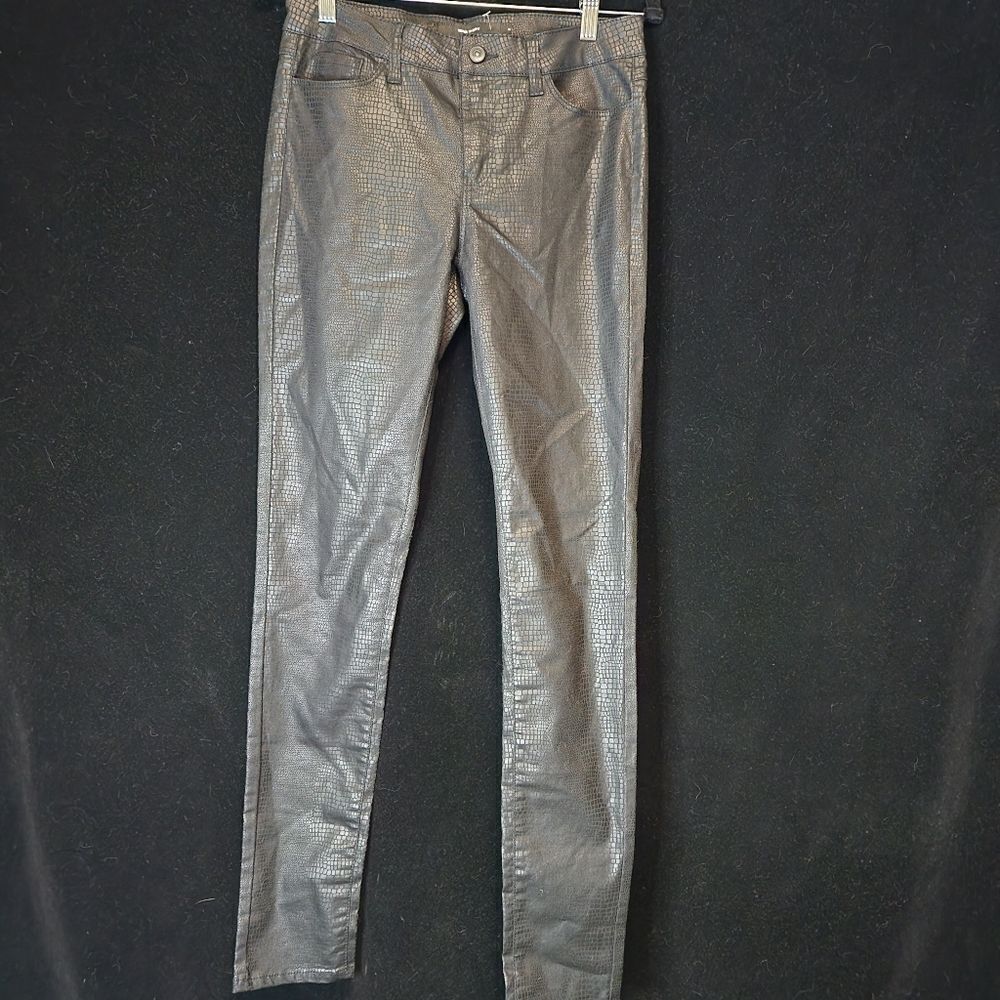 Vero Moda Black Snakeskin Patterned Pants (M)